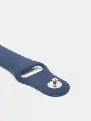 Синий меланж силиконовый ремешок Apple Watch 3-6, SE на 38/40 мм