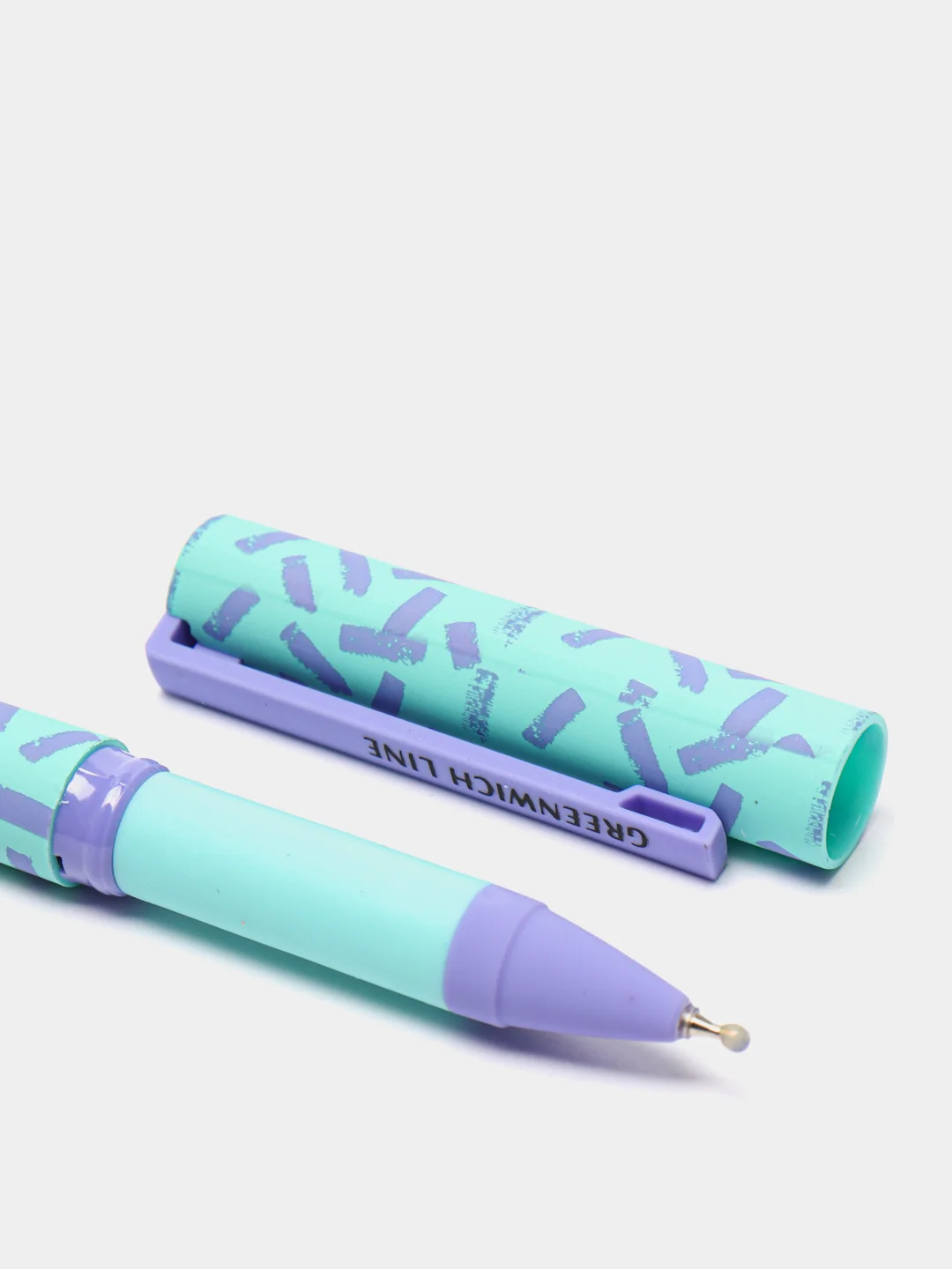 Синяя шариковая ручка GREENWICH LINE "PATTERN LAVENDER"