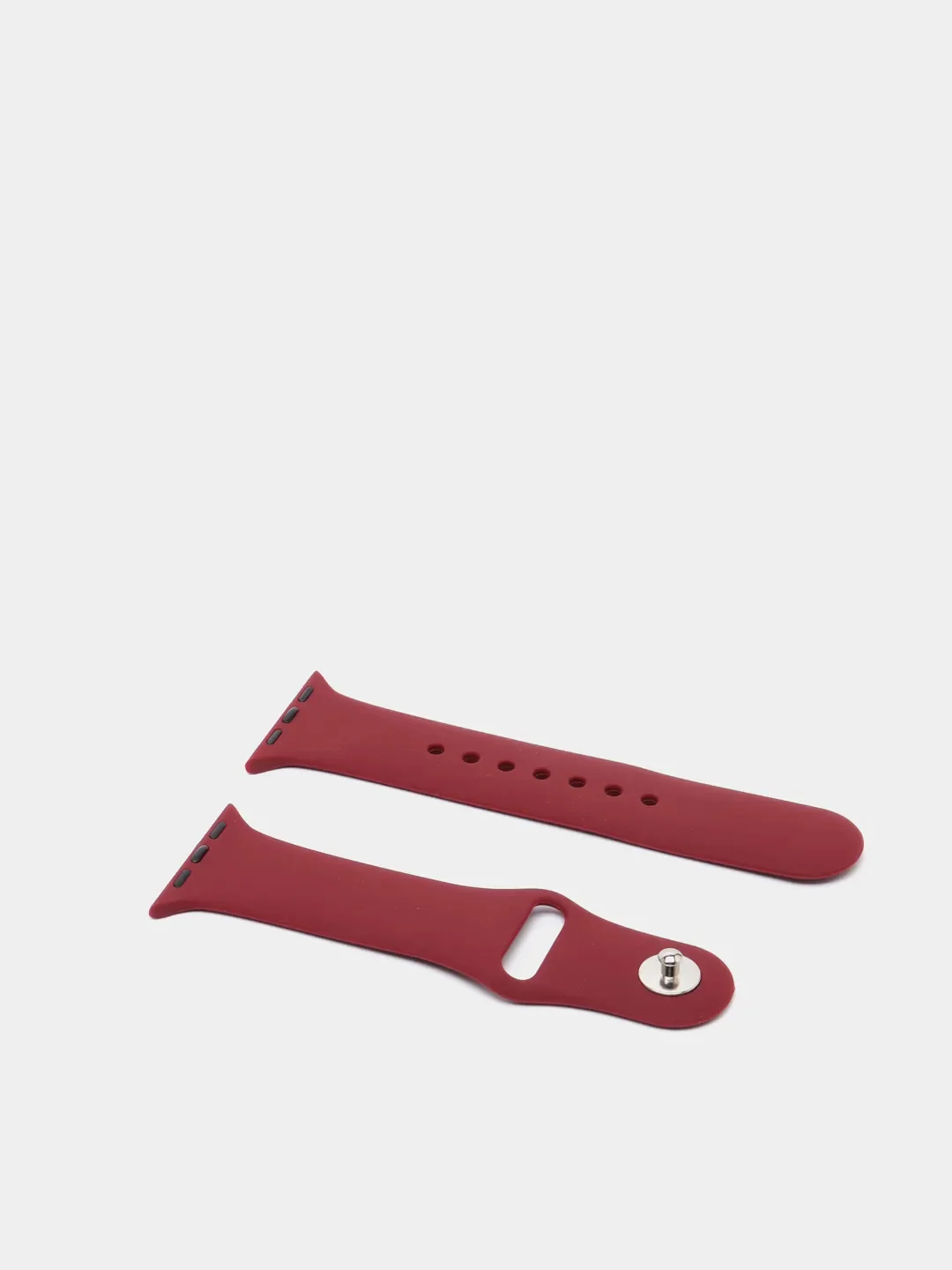 Багровый силиконовый ремешок Apple Watch 3-6, SE на 38/40 мм