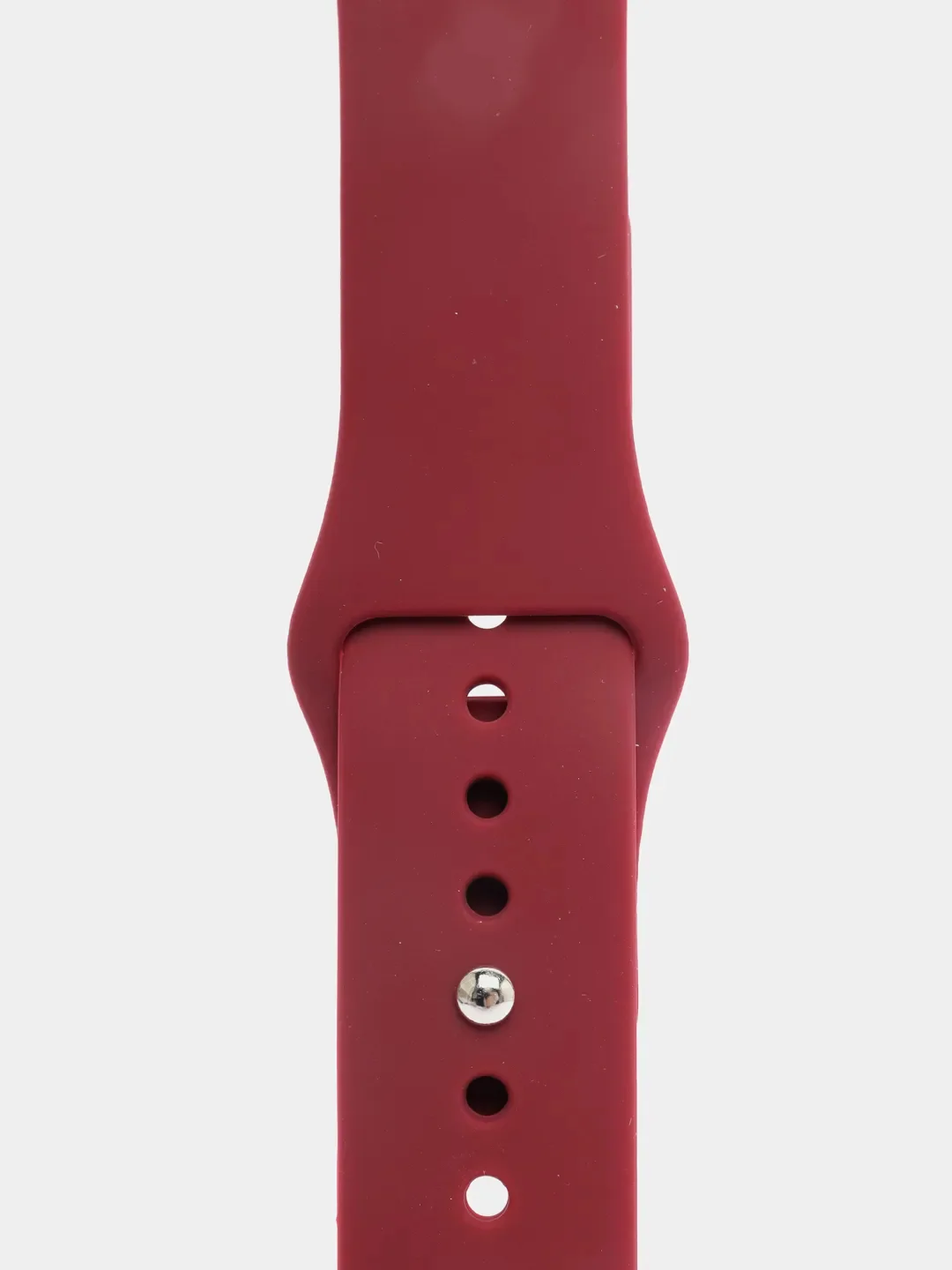 Багровый силиконовый ремешок Apple Watch 3-6, SE на 38/40 мм