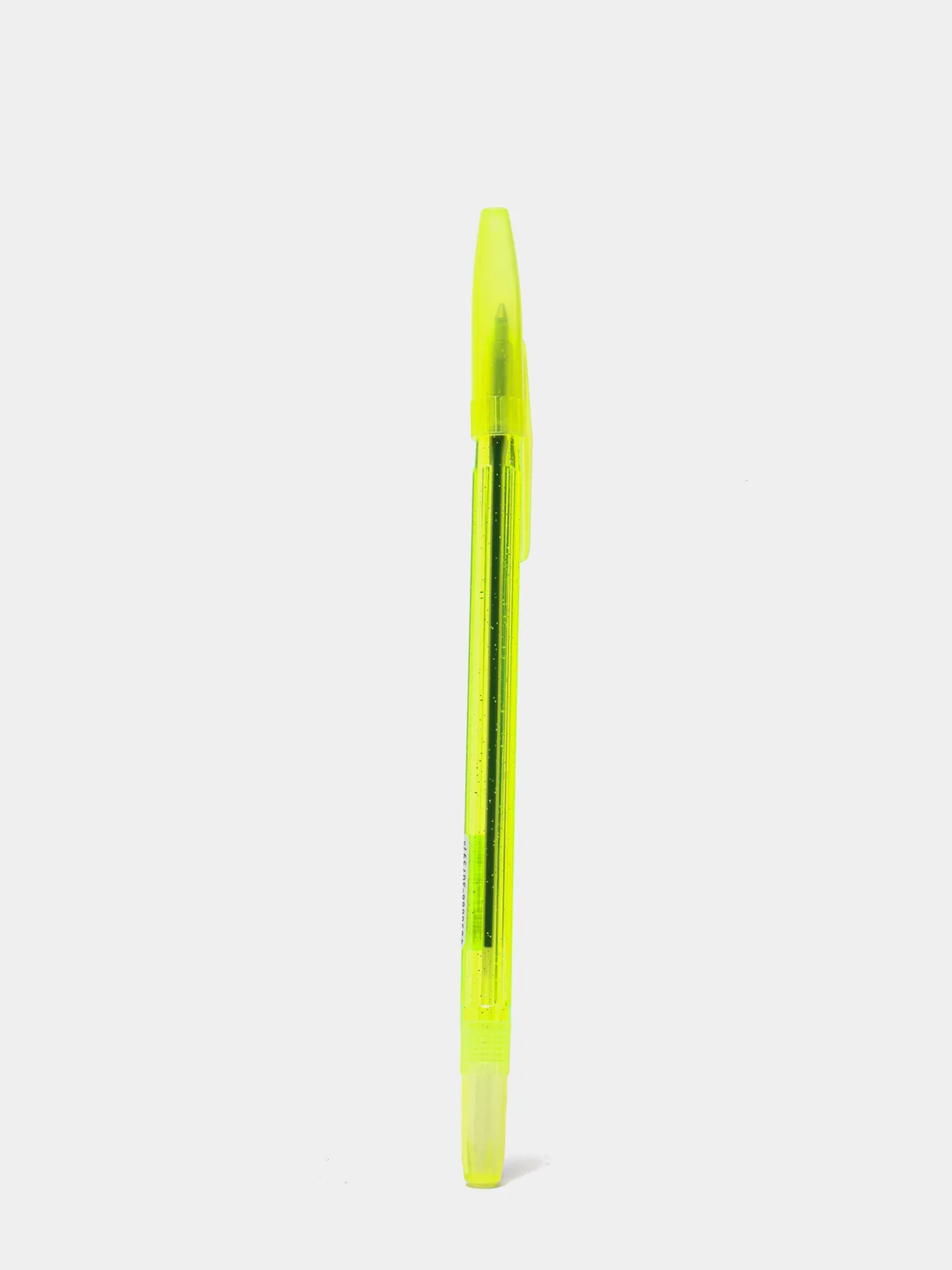 Желтый ручка ШАРИКОВАЯ СТАММ 511 NEON СИНЯЯ 1,0ММ, ПРОЗРАЧНЫЙ КОРПУС С БЛЕСТКАМИ 3 ШТ