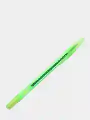 Салатовый ручка ШАРИКОВАЯ СТАММ "511 NEON" СИНЯЯ, 1,0ММ, ПРОЗРАЧНЫЙ КОРПУС, 3 шт