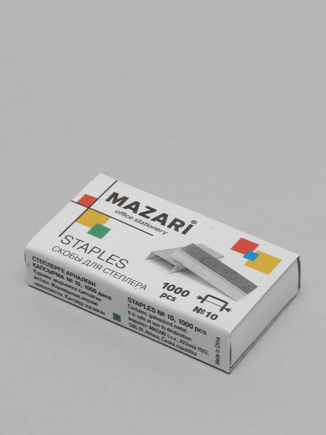 Скобы для степлера Mazari № 10, 1000 штук