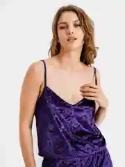 Фиолетовый пижама женская с шортами