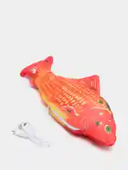 Красный интерактивная игрушка для животных в форме рыбы с USB
