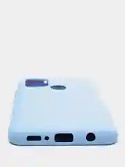 Голубой чехол Siliconе Case для Samsung A21S Cамсунг А21С soft touch