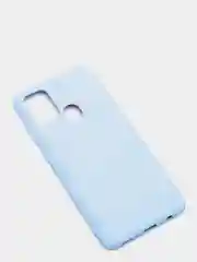 Голубой чехол Siliconе Case для Samsung A21S Cамсунг А21С soft touch
