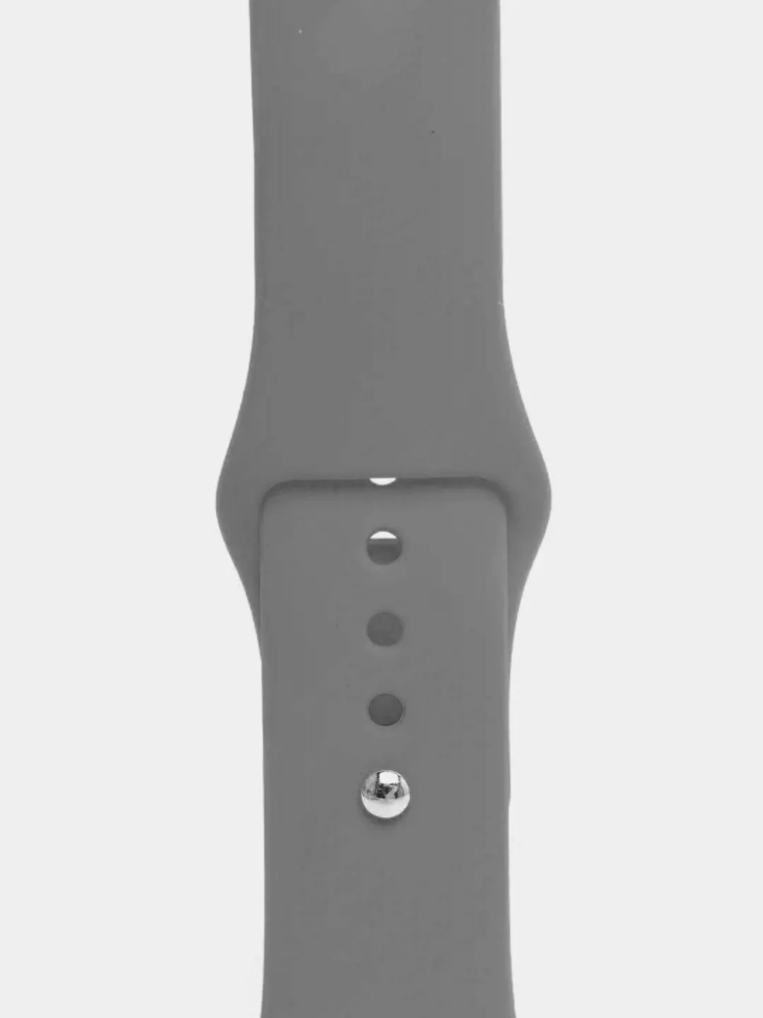 Серый меланж ремешок для Apple Watch, силиконовый