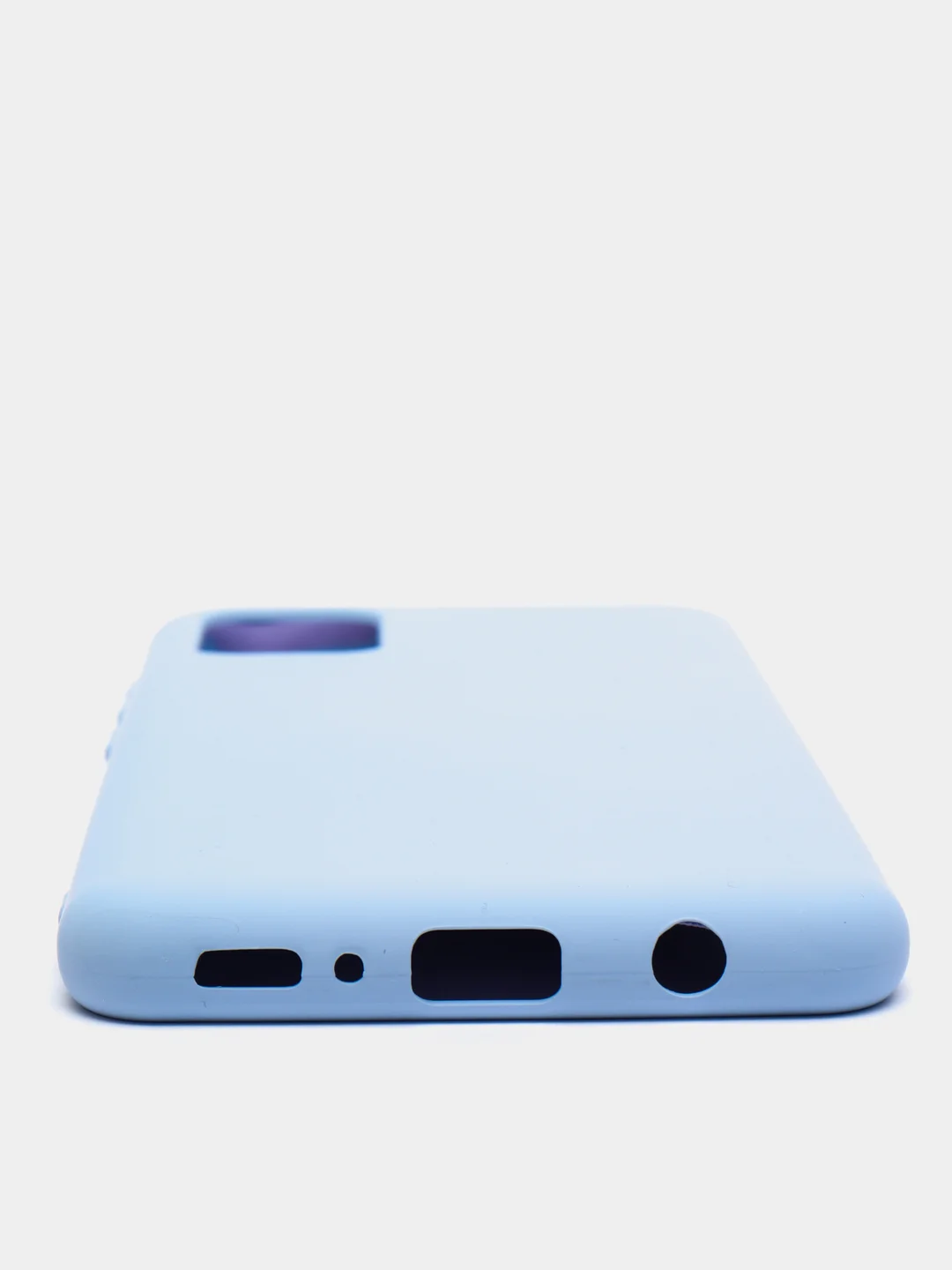 Голубой силиконовый чехол с Soft-touch покрытием Samsung Galaxy A31