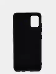 Черный чехол Siliconе Case для Samsung A51 Cамсунг А51 soft touch