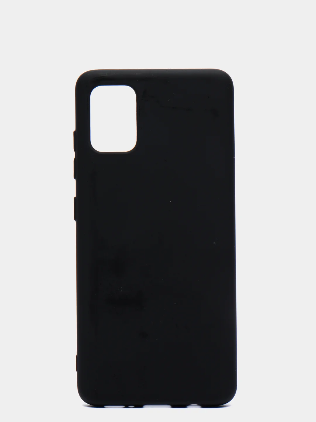 Черный чехол Siliconе Case для Samsung A51 Cамсунг А51 soft touch
