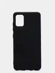 Черный чехол Siliconе Case для Samsung A51 Cамсунг А51 soft touch