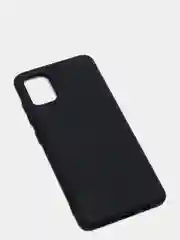 Черный чехол Siliconе Case для Samsung A51 Cамсунг А51 soft touch