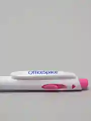 Розовый ручка шариковая автоматическая OfficeSpace, синяя, 0,7 мм