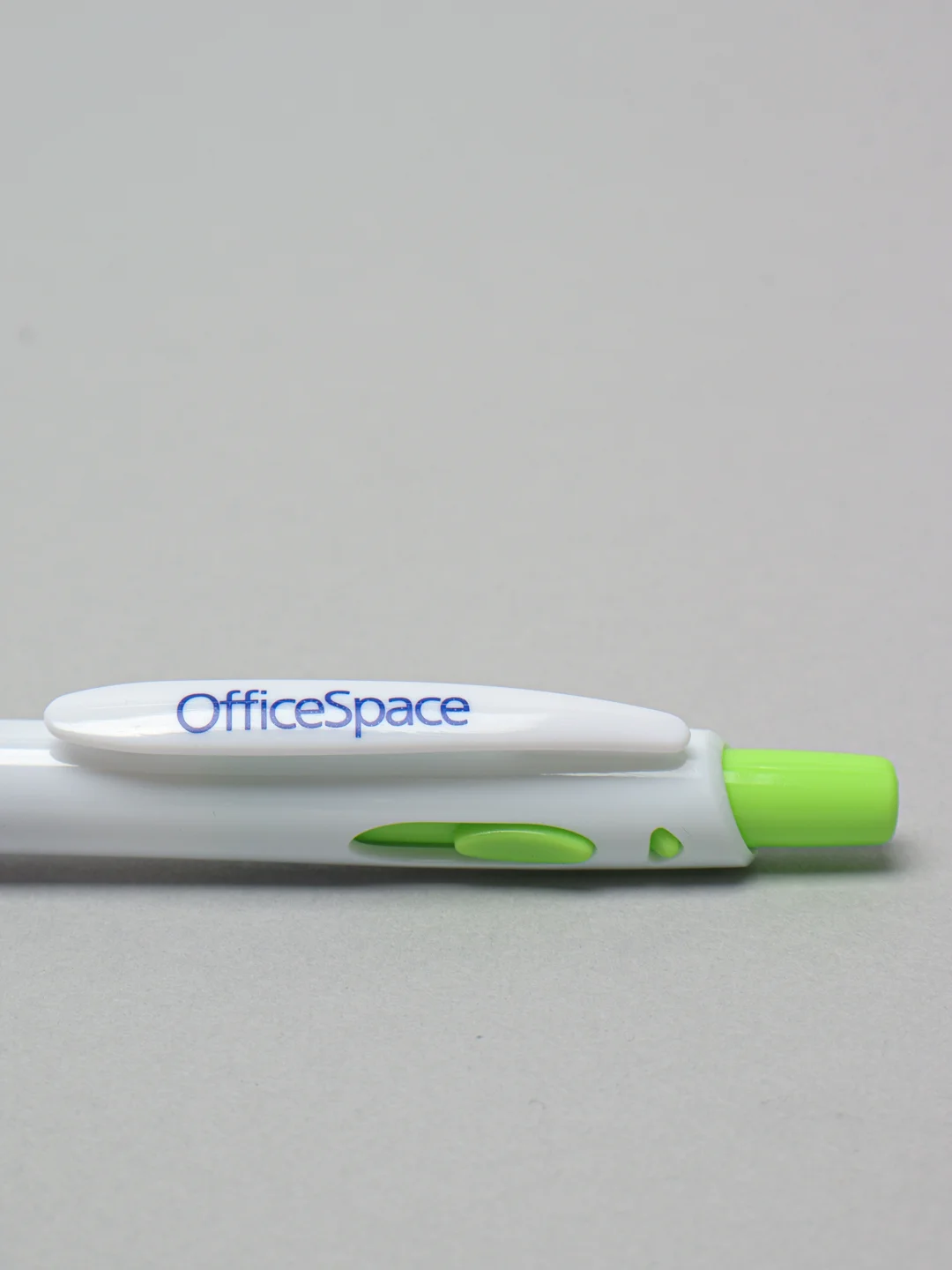 Салатовый ручка шариковая автоматическая OfficeSpace, синяя, 0,7 мм