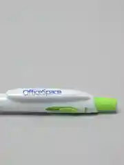 Салатовый ручка шариковая автоматическая OfficeSpace, синяя, 0,7 мм