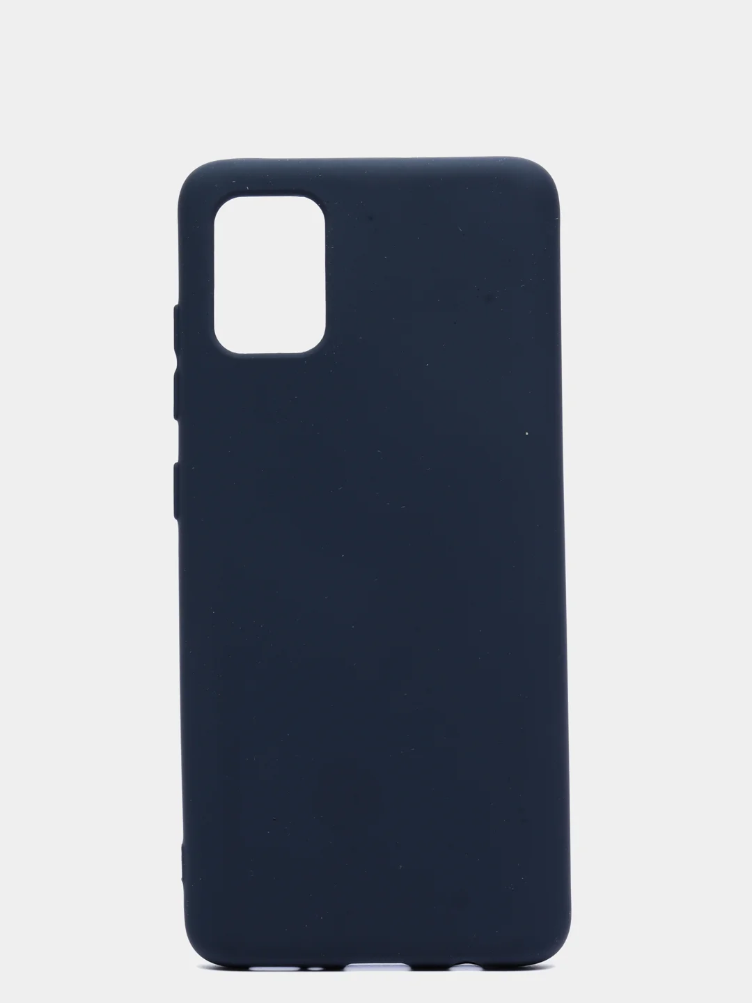 Синий меланж чехол Siliconе Case для Samsung A51 Cамсунг А51 soft touch