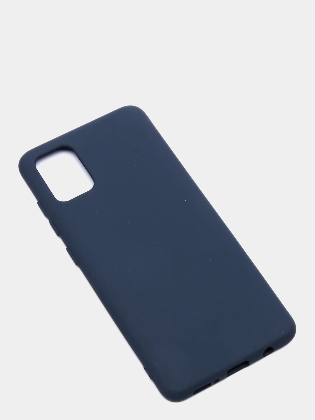 Синий меланж чехол Siliconе Case для Samsung A51 Cамсунг А51 soft touch