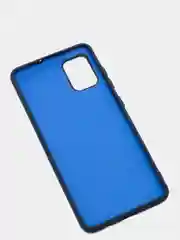 Синий меланж чехол Siliconе Case для Samsung A51 Cамсунг А51 soft touch