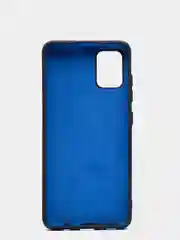 Синий меланж чехол Siliconе Case для Samsung A51 Cамсунг А51 soft touch