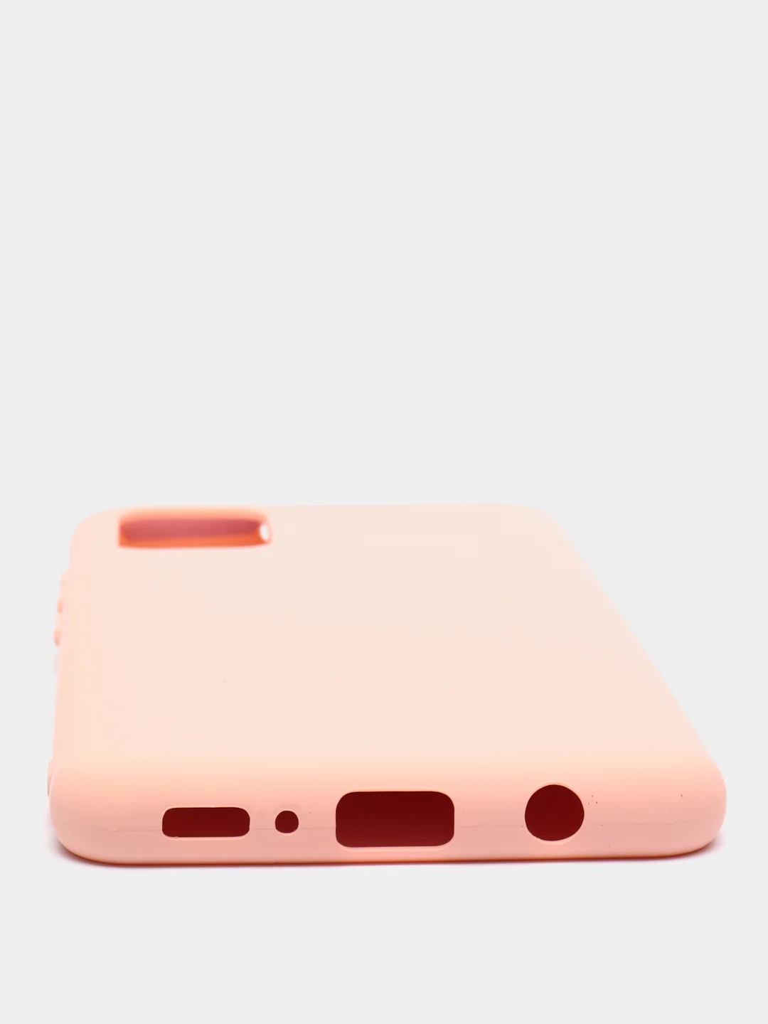 Кораллово-розовый силиконовый чехол с Soft-touch покрытием Samsung Galaxy A31