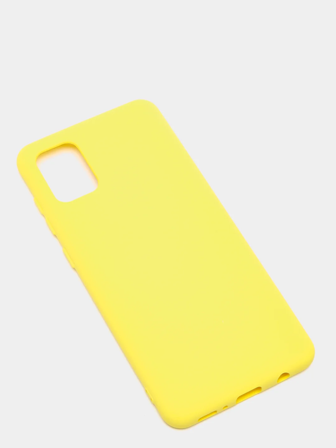 Желтый силиконовый чехол с Soft-touch покрытием Samsung Galaxy A31