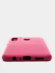 Тёмно-бордовый чехол Siliconе Case для Samsung A21 Cамсунг А21 soft touch