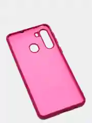Тёмно-бордовый чехол Siliconе Case для Samsung A21 Cамсунг А21 soft touch
