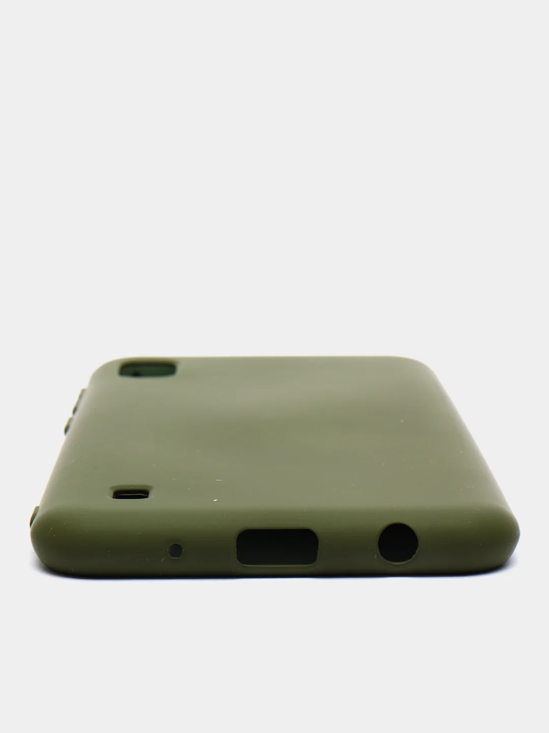 Зелёный хаки чехол Siliconе Case для Samsung A10 Cамсунг А10 soft touch