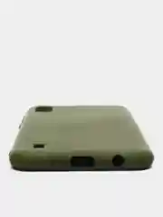 Зелёный хаки чехол Siliconе Case для Samsung A10 Cамсунг А10 soft touch