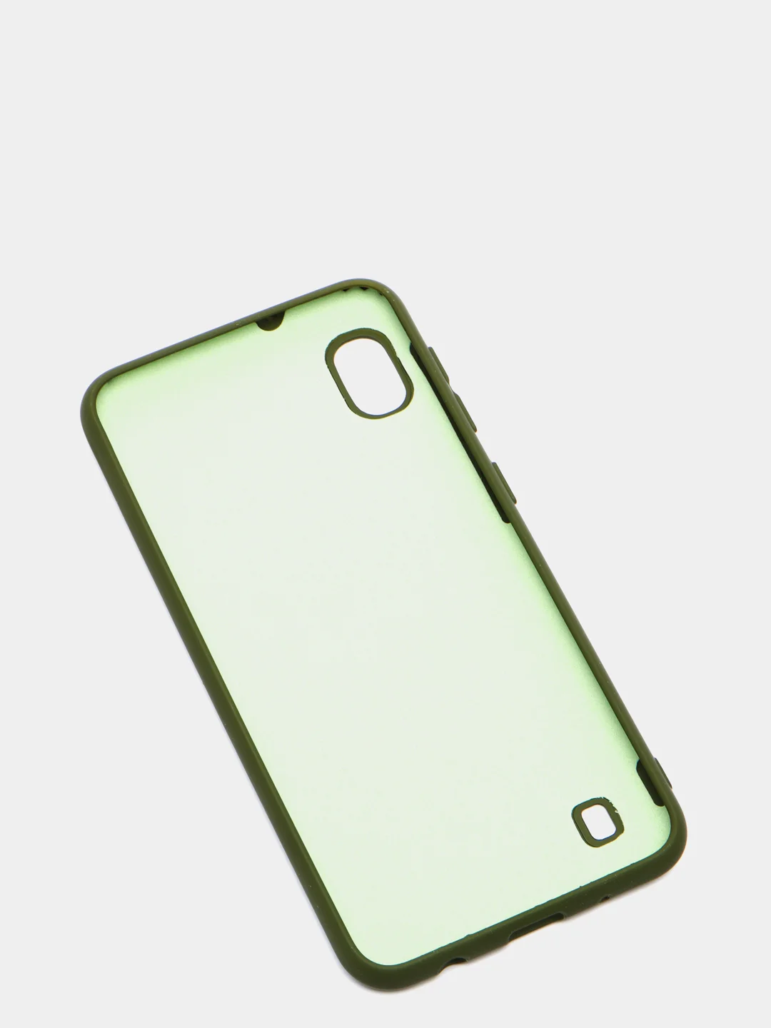 Зелёный хаки чехол Siliconе Case для Samsung A10 Cамсунг А10 soft touch