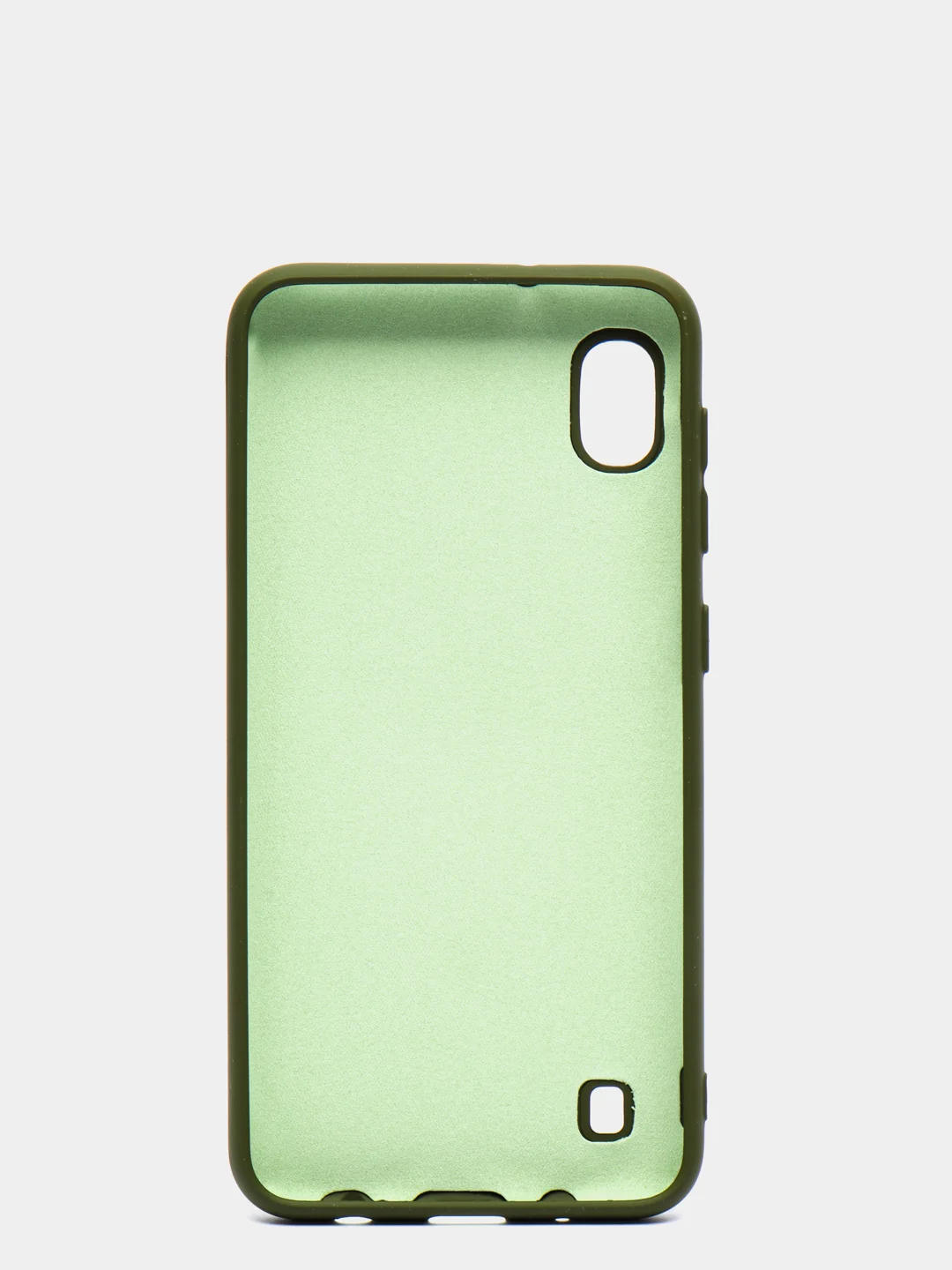 Зелёный хаки чехол Siliconе Case для Samsung A10 Cамсунг А10 soft touch