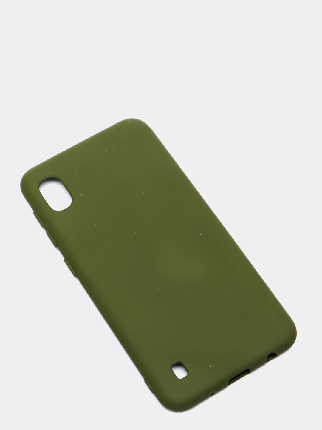 Зелёный хаки чехол Siliconе Case для Samsung A10 Cамсунг А10 soft touch