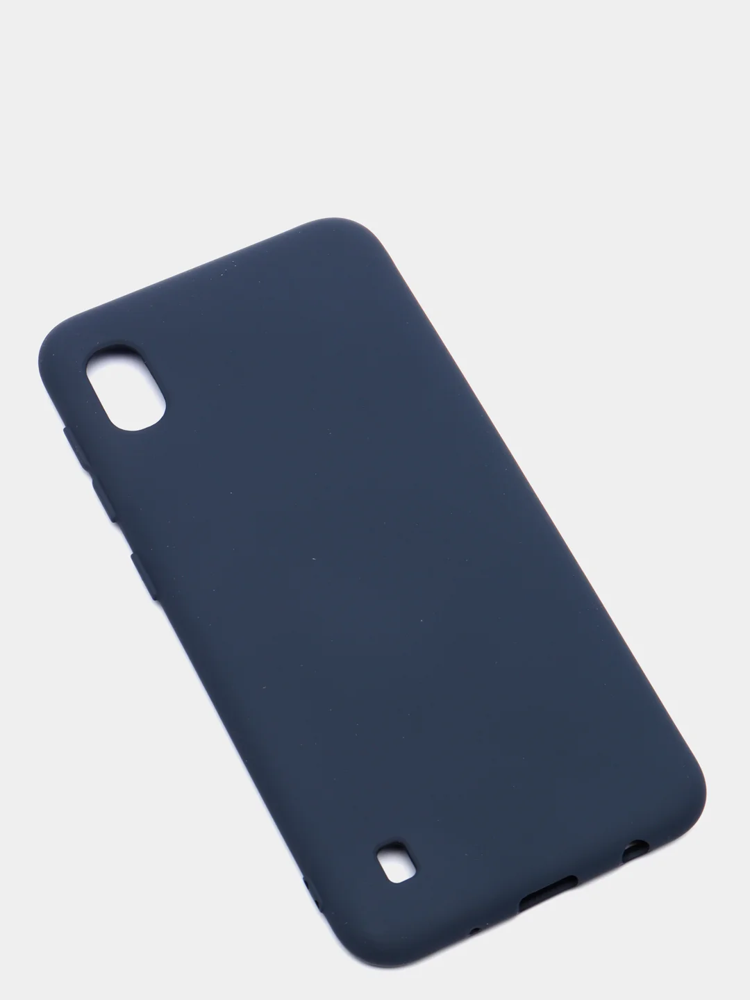 Синий меланж чехол Siliconе Case для Samsung A10 Cамсунг А10 soft touch