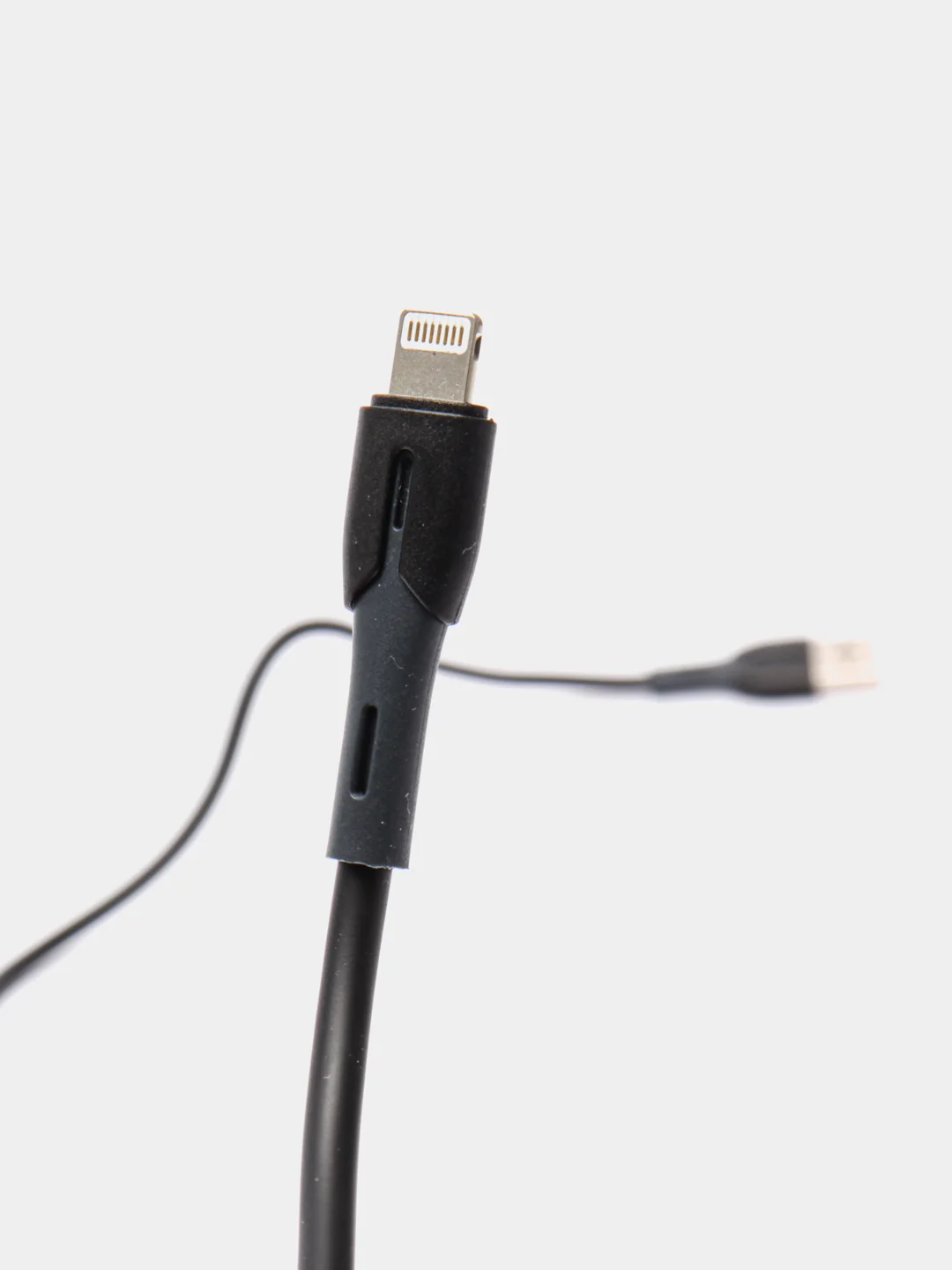 Черный кабель Lider для зарядки IPhone Lightning