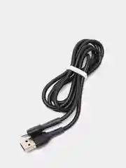 Черный кабель Lider для зарядки IPhone Lightning