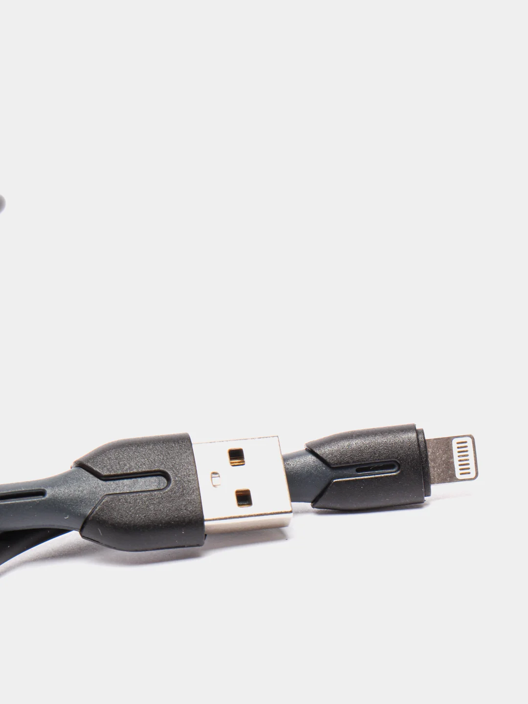 Черный кабель Lider для зарядки IPhone Lightning