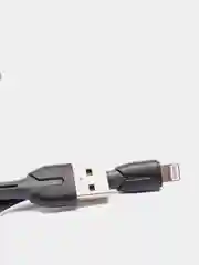 Черный кабель Lider для зарядки IPhone Lightning