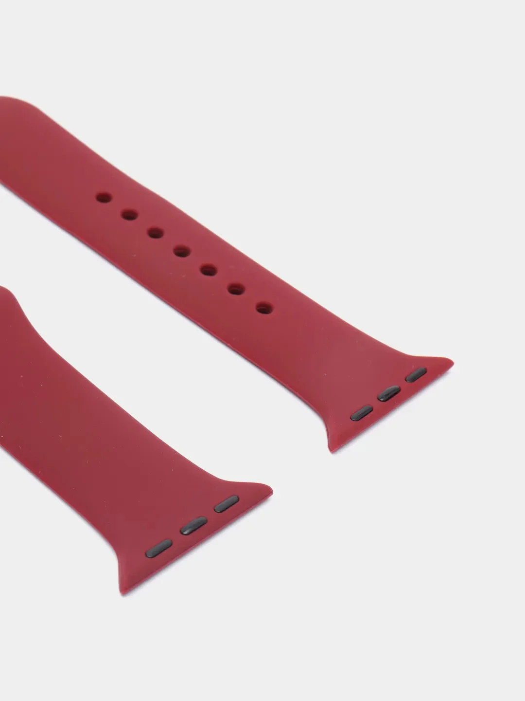 Багровый силиконовый ремешок для Apple Watch 42 / 44 мм