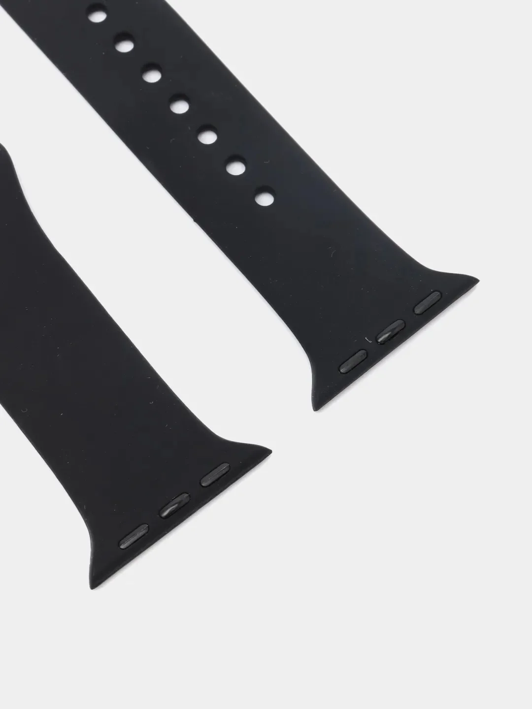 Черный силиконовый ремешок для Apple Watch 42 / 44 мм