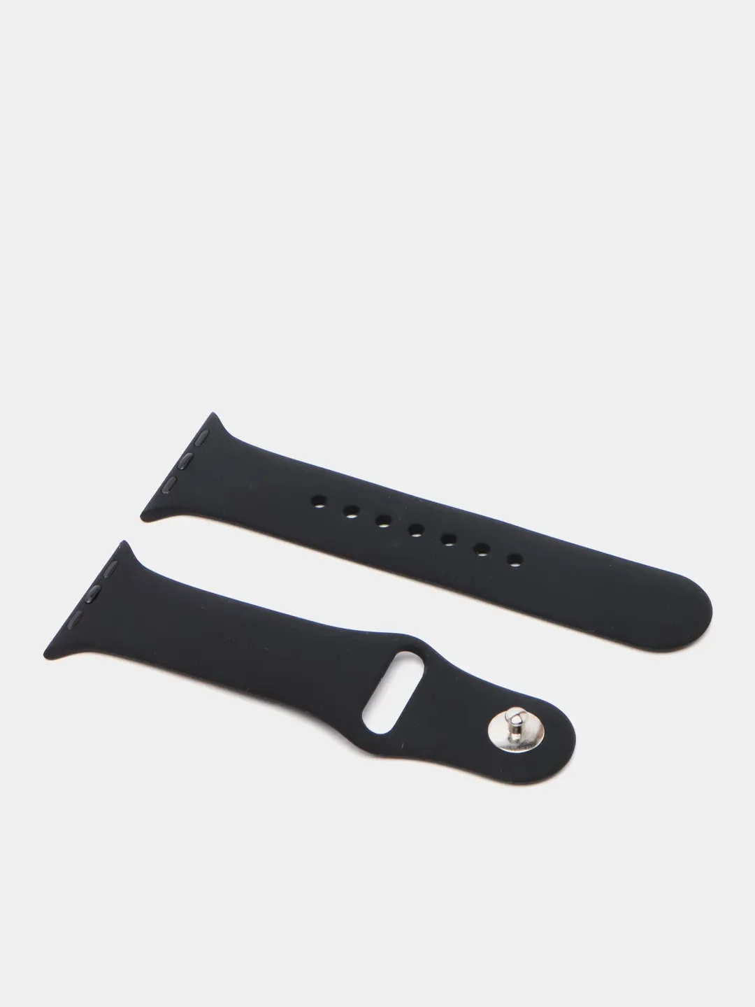 Черный силиконовый ремешок для Apple Watch 42 / 44 мм