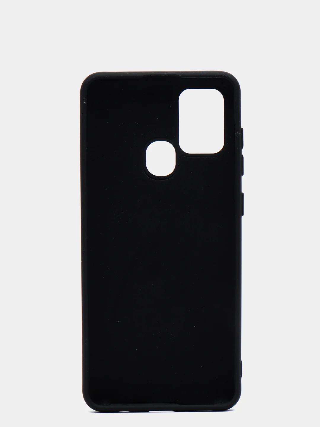 Черный чехол Siliconе Case для Samsung A21S Cамсунг А21С soft touch