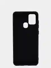 Черный чехол Siliconе Case для Samsung A21S Cамсунг А21С soft touch