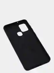 Черный чехол Siliconе Case для Samsung A21S Cамсунг А21С soft touch