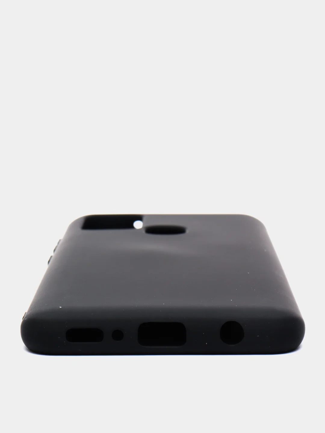Черный чехол Siliconе Case для Samsung A21S Cамсунг А21С soft touch