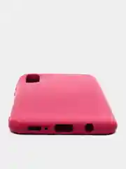 Голубой чехол Siliconе Case для Samsung A51 Cамсунг А51 soft touch