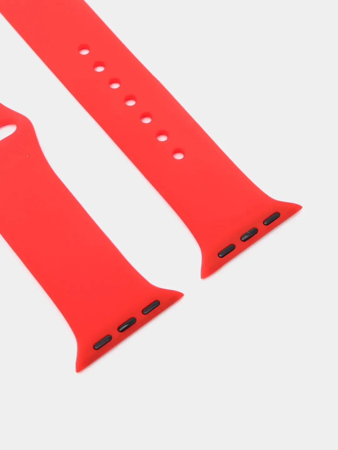 Красный силиконовый ремешок для Apple Watch 42 / 44 мм