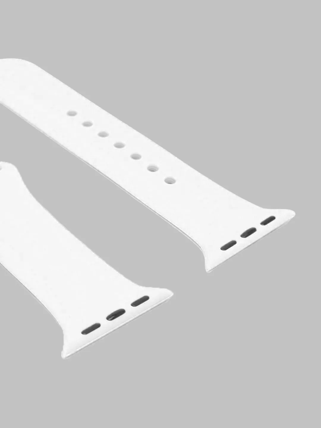 Белый силиконовый ремешок для Apple Watch 42 / 44 мм