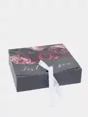 Черный коробка подарочная складная для наборов "Present"