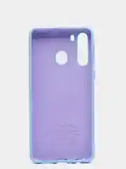 Голубой чехол Siliconе Case для Samsung A21 Cамсунг А21 soft touch